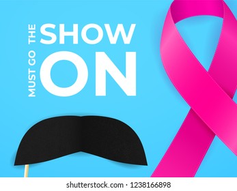 World AIDS day awareness background with motivational slogan.