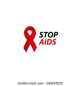 World AIDS day. Awareness. Medical sign. Vector icon.
