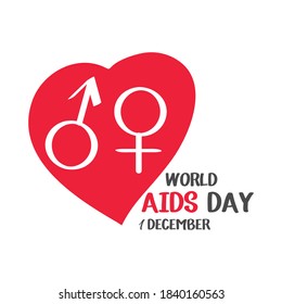 Welt-Aids-Tag, Bewusstsein-Sicherheit Sexualität Vektorgrafik