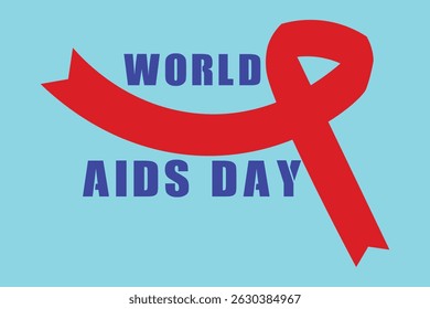 World AIDS Day Awareness Vector Template for Posters Social Media Campaigns and Promotional Materials