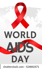 World AIDS Day. AIDS awareness. Vector illustration