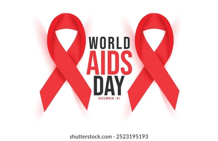 World Aids day. background, banner, card, poster, template. Vector illustration.