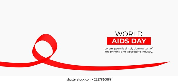 Antecedentes del Día Mundial del SIDA. Fondo de la cinta roja de compatibilidad. Día mundial del sida y mes nacional de sensibilización sobre el VIH/SIDA y el envejecimiento con cinta roja