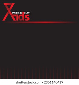 World Aids Day background or template design