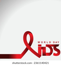 World Aids Day background or template design