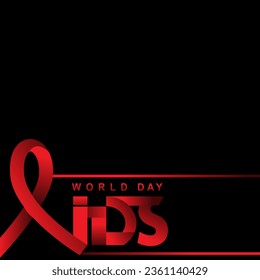 World Aids Day background or template design