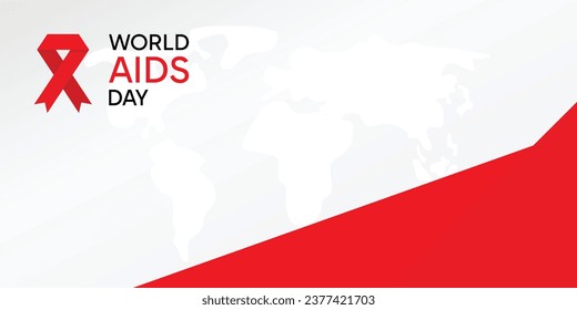 fondo del Día Mundial del SIDA, vector con área de copia. diseño para banner, afiche, medios sociales, volante.