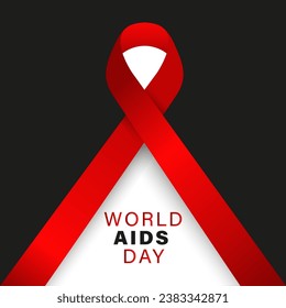 World AIDS Day Banner Background Illustration