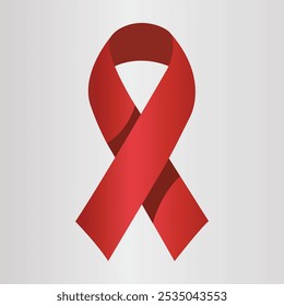. World aids Day Banner. December 1. World AIDS Day poster. Awareness ribbon. Vector illustration. world aids Day ribbon. red ribbon