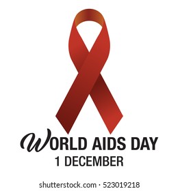 World Aids Day Banner vector illustration