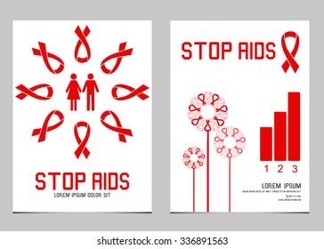 World AIDS Day.  Banners, Flyers, Placards and Posters.