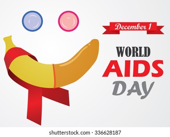 World AIDS day campaign poster.