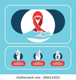 World Aids Day celebration banners design