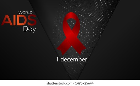 World Aids day celebration medical background