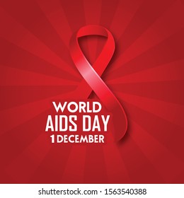 World Aids Day concept, vector