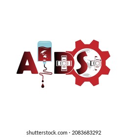 concepto del Día Mundial del SIDA. diseño de banner web. vector de ilustración