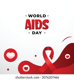 World Aids Day Design Background For Greeting Moment