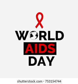 World aids day design poster concept eps 10 