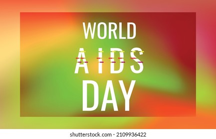  world AIDS day
. Design suitable for greeting card poster and banner