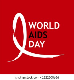 World Aids Day design template. vector eps 10
