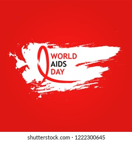 World Aids Day design template. vector eps 10