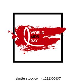 World Aids Day design template. vector eps 10