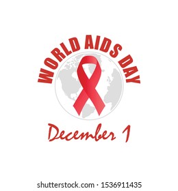 World AIDS Day design vector