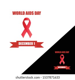 World AIDS Day design vector