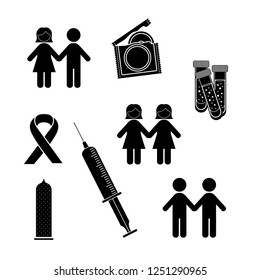 world aids day icons