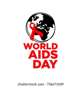 World Aids Day Illustration Vector