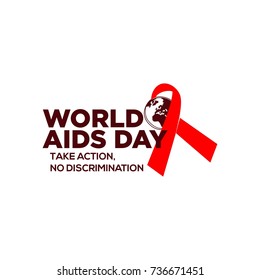 World Aids Day Illustration Vector