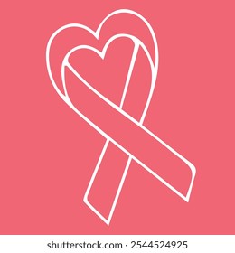 World AIDS Day is observed annually on December 1st. isolated pink background