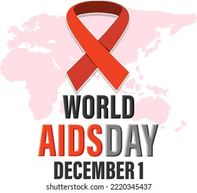 World AIDS Day Poster Design illustration