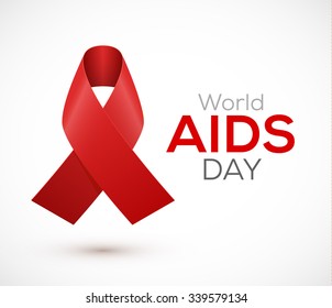 World Aids Day Ribbon Design Aids Stock Vector (Royalty Free) 339579134 ...