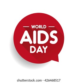 World AIDS Day Speech bubble