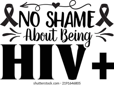 World Aids Day SVG T-shirt Design