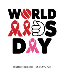 Projeto tipográfico do Dia Mundial da AIDS.