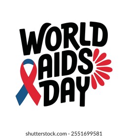 Projeto tipográfico do Dia Mundial da AIDS.