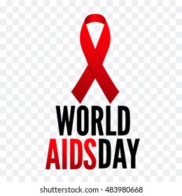 World AIDS Day vector background 