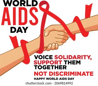 world aids day vector design