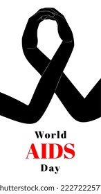 world aids day vector illustration, aids awareness vector grpahics. 
