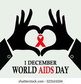 World AIDS Day, vector illustration