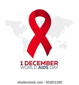 World Aids day. Vector illustration