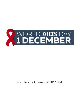 World Aids day. Vector illustration