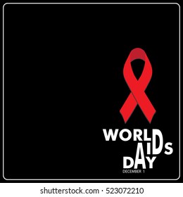 world aids day. Vector illustration design