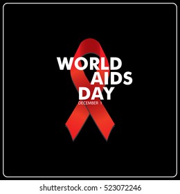 world aids day. Vector illustration design