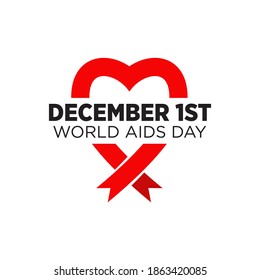 World aids logo design vector template
