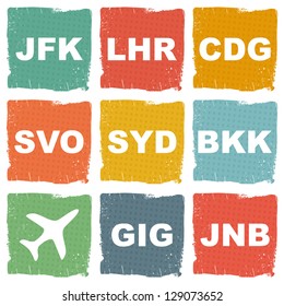 world airports icons