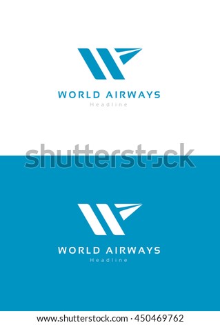 World airways logo template.