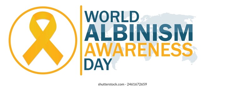 World Albinism Awareness Day. Suitable for greeting card, poster and banner. Vector illustration